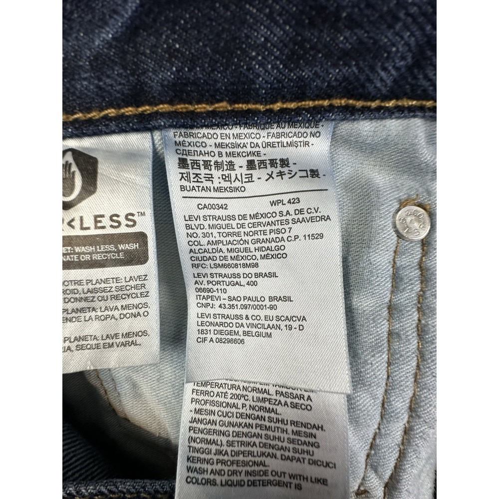 Levis 550 Jeans Mens 38x36 (Fits 38x31) Medium Wash Blue Relaxed Fit - Picture 6 of 13